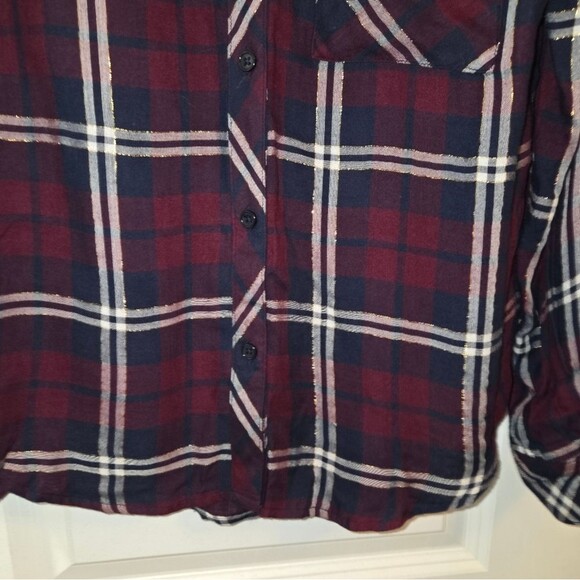 Rails Plaid Button Down Ladies Shirt - Picture 6 of 14